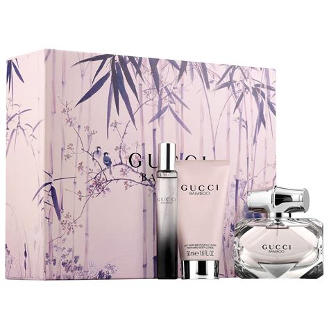 gucci fragrance gift set|gucci bamboo gift set sale.